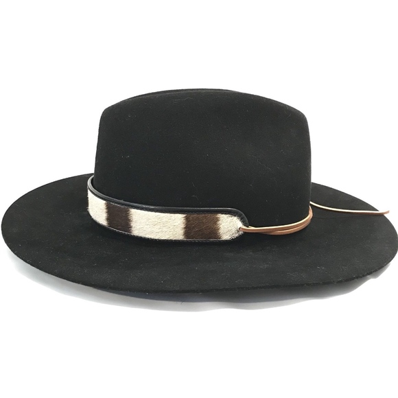 Luton Accessories Luton Fur Felt Fedora Wide Brim Hat Australia